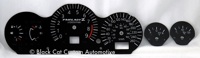 07-08 350Z Black Gauge Face